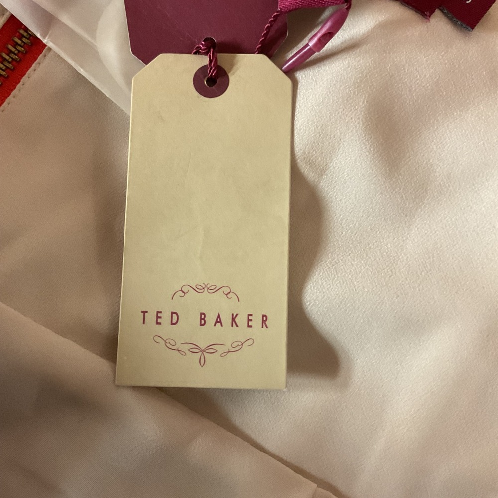 Ted Baker London Women's Floral Print Empire Waist Vibrant Maxi Dress Sz 10 NWT - Picture 11 of 14